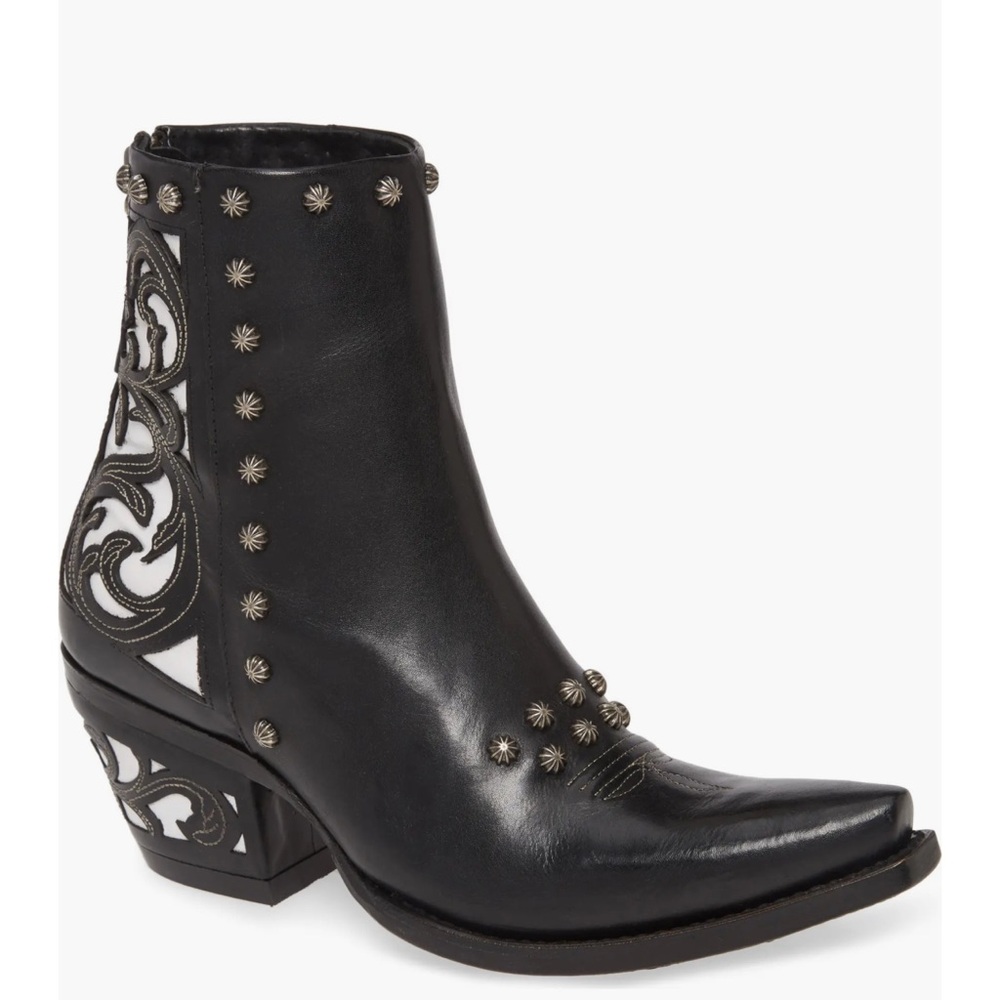 Ariat Black Studded Ankle Booties